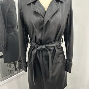 Dynamite Black Trench Coat